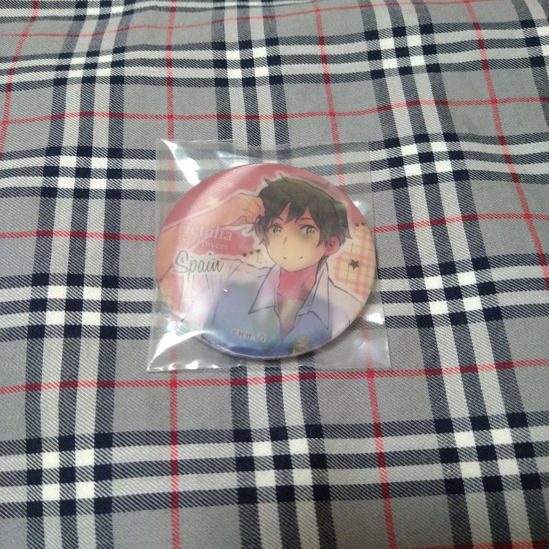 ヘタリア チェンジング缶バッジ イギリス スペイン 学ヘタ ヘタリア 缶